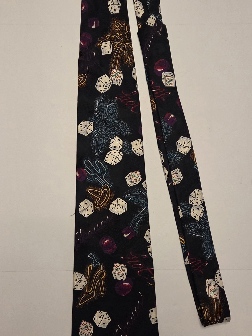 Tabasco Dice Nicktie Silk 58"